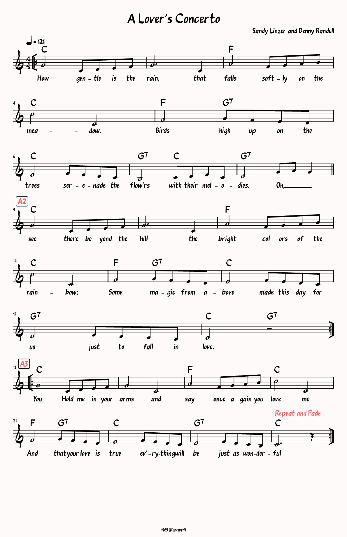 Sheet Music